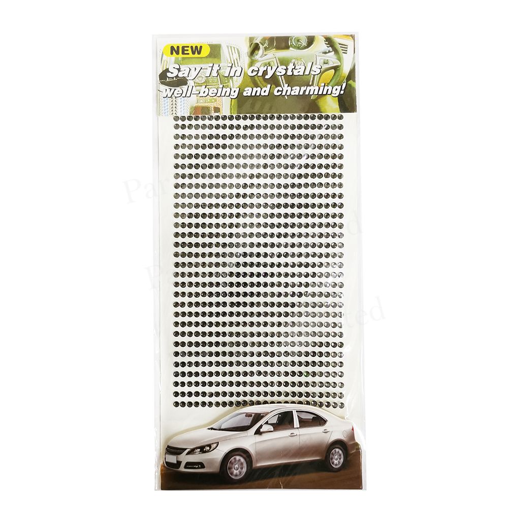 Rhinestone Sticker Black 2mm