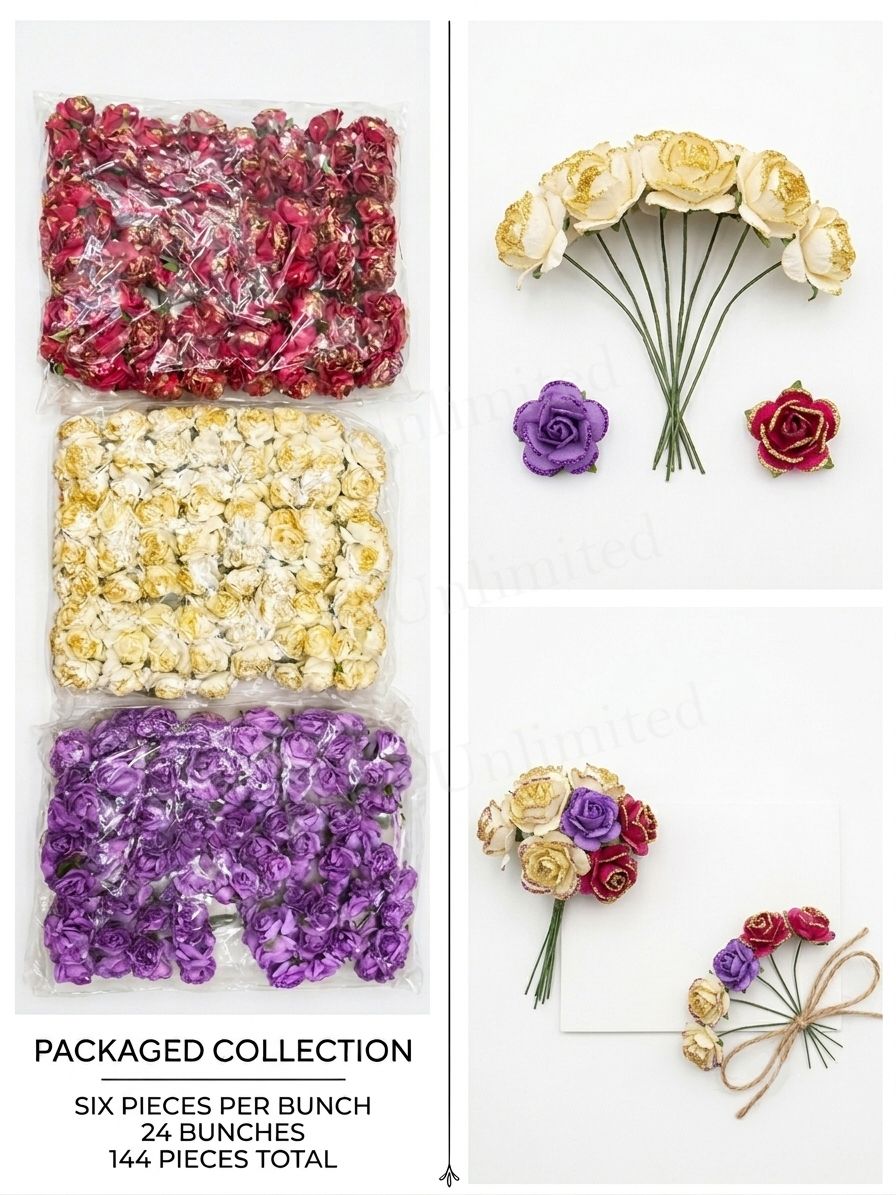 Paper Flower Roses large