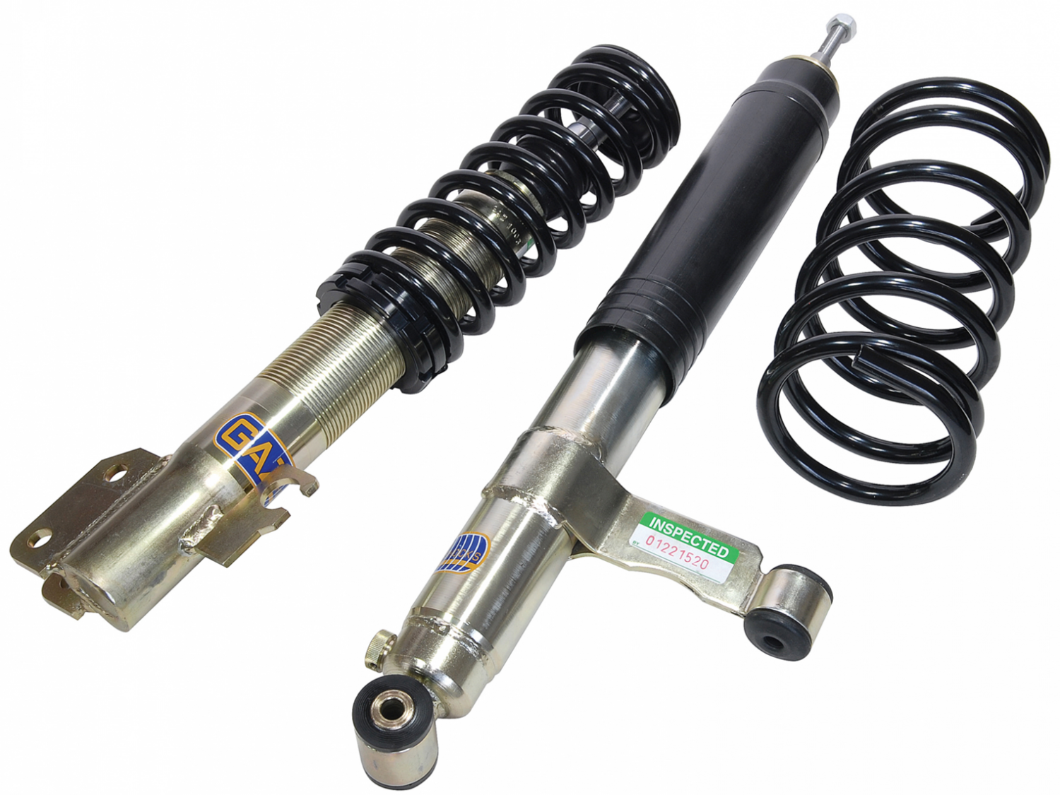 GAZ Gold - Fiat 500 (2008 on) GHA391 Coil Over Suspension Height Adjustable Kit