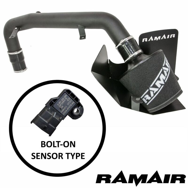 Ford Focus ST 250 MK3 2.0T upto 2014 Ramair Air Filter Heat Shield Crosover Hard Pipe Induction Kit
