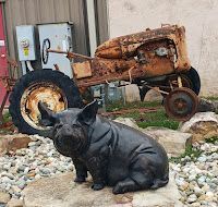 Pig Cast Aluminum Sculpture & Statue