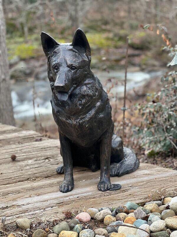 Sitting German Shepherd