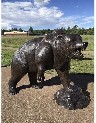 Grizzly Bear on the Rock