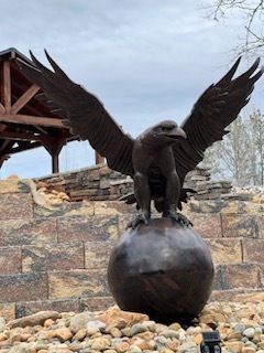 Eagle On A Ball