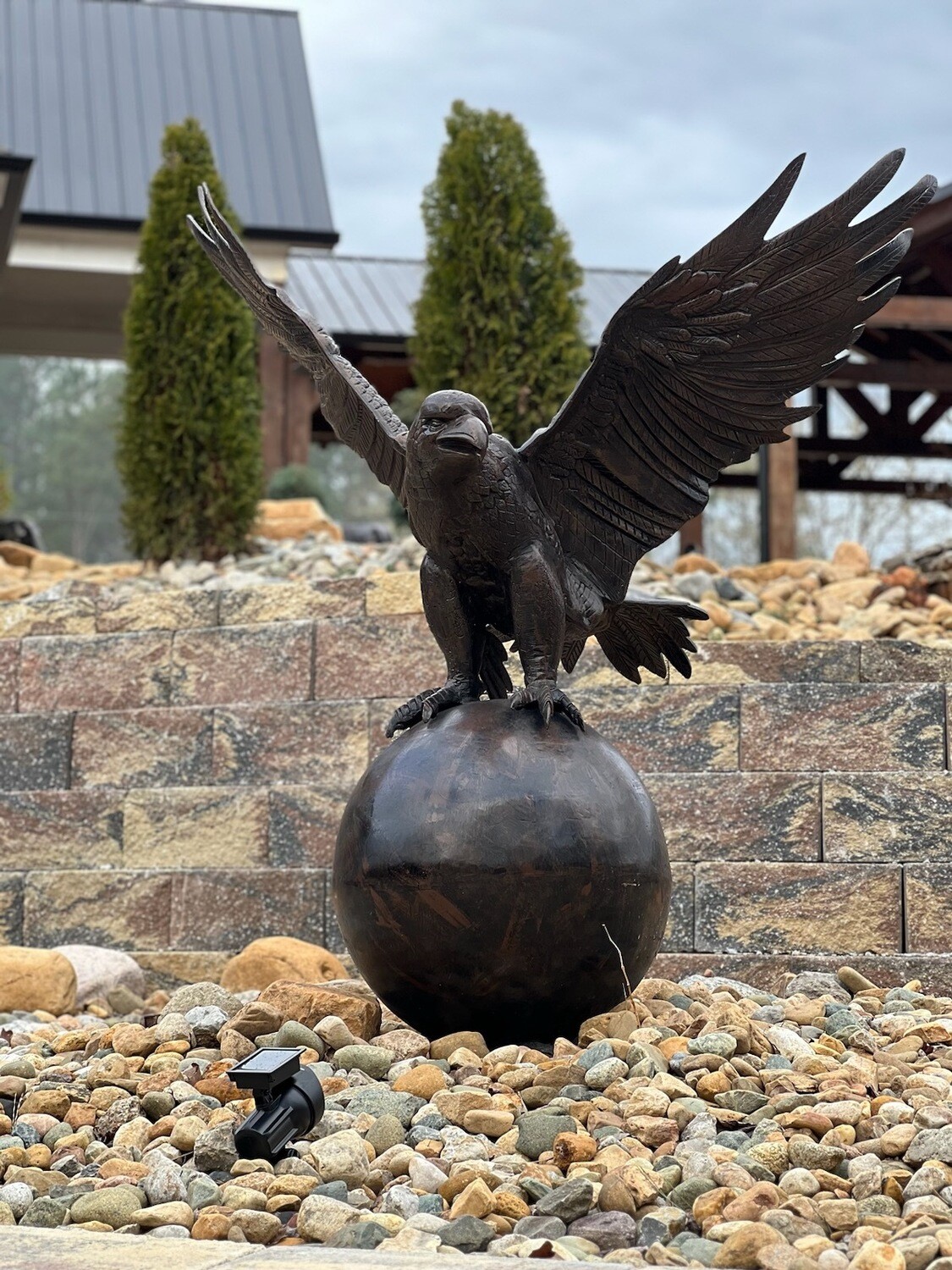 Eagle On A Ball