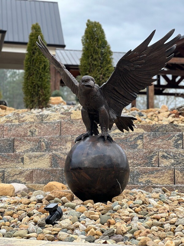 Eagle On A Ball