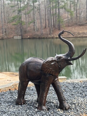 Elephant with Water Spout