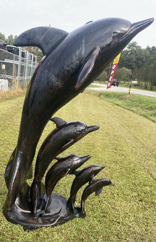Dolphin with pod