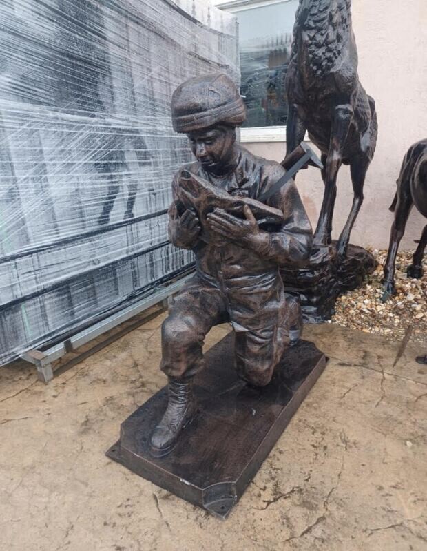 Soldier Kneeling Aluminum Soldier Soldier Kneeling Aluminum Soldier