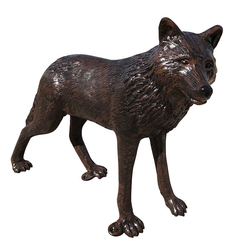 Standing wolf
