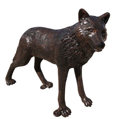 Standing wolf