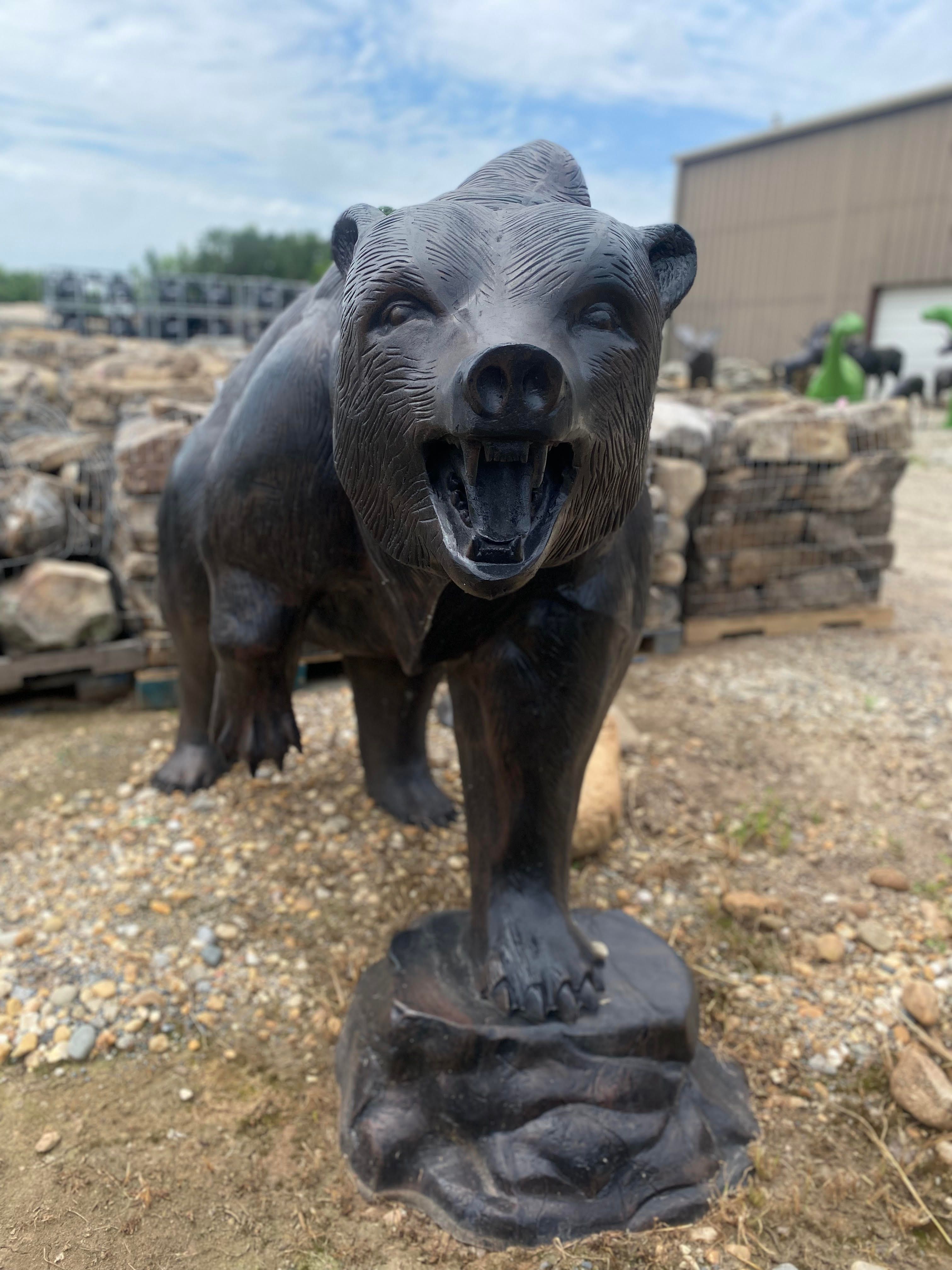 Grizzly Bear on the Rock