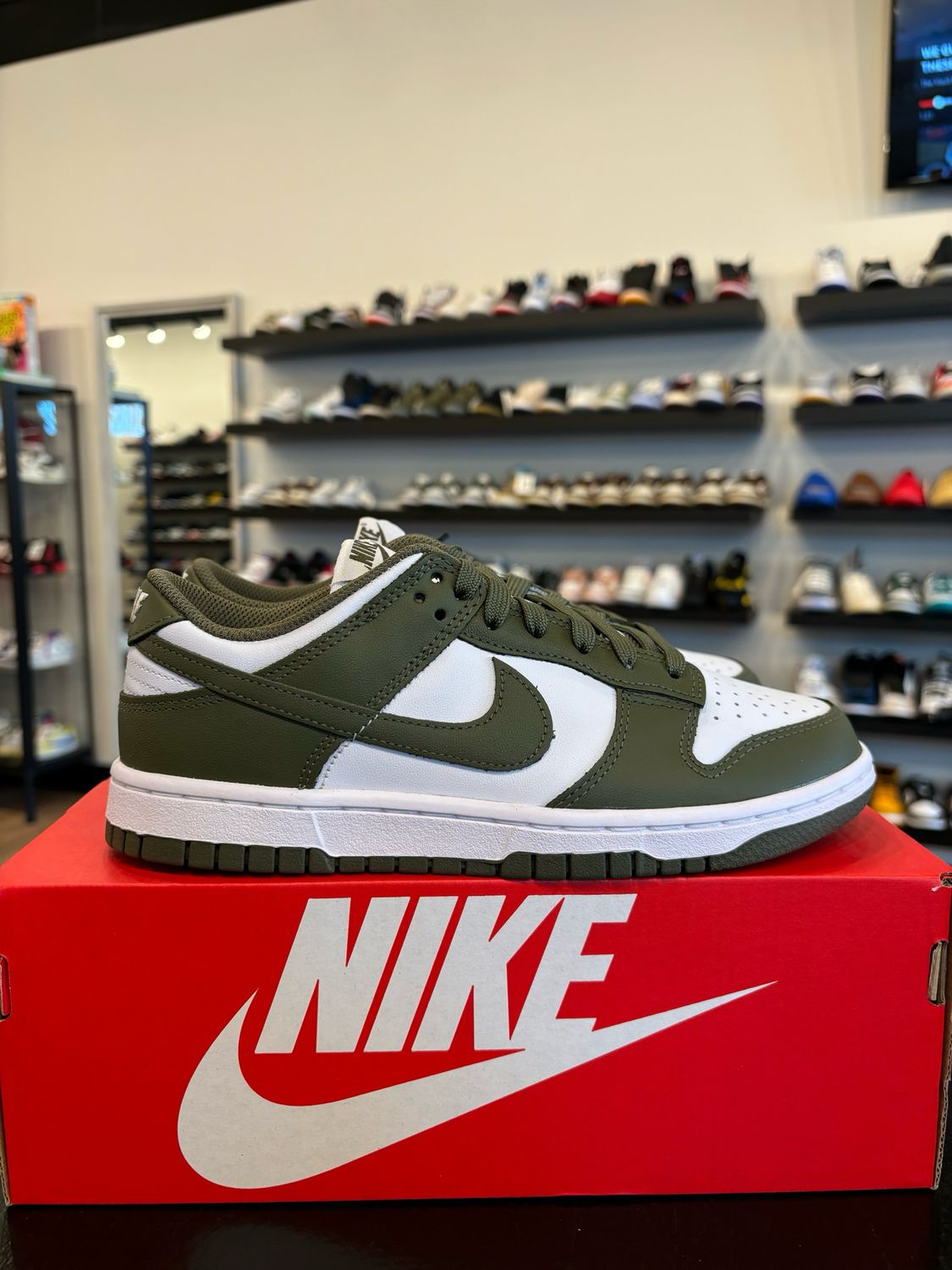 Nike Dunk Low Neutral Olive Size 5.5Y (7W) Brand New