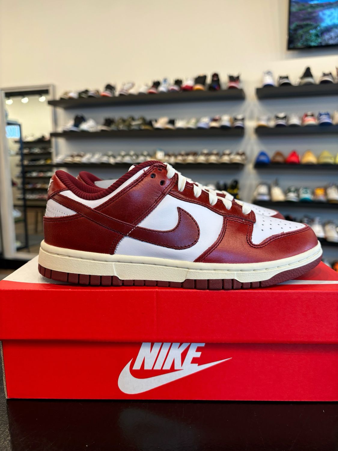 Nike Dunk Low Vintage Red Size 5Y (6.5W) Brand New