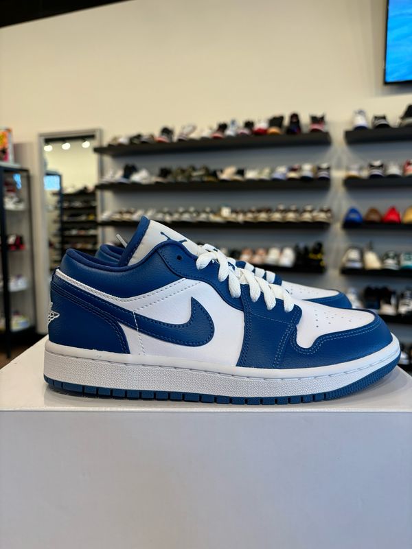 Jordan 1 Low Marina Blue Size 5Y (6.5W) Brand New