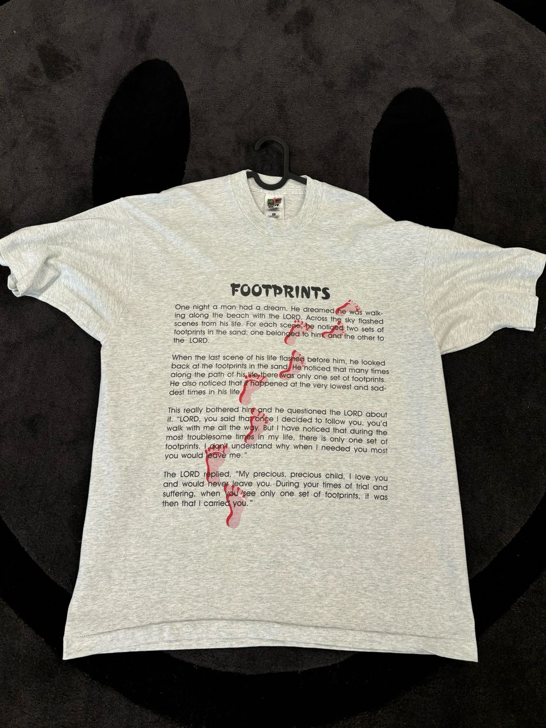 Footprint Jesus Tee Size XL VINTAGE