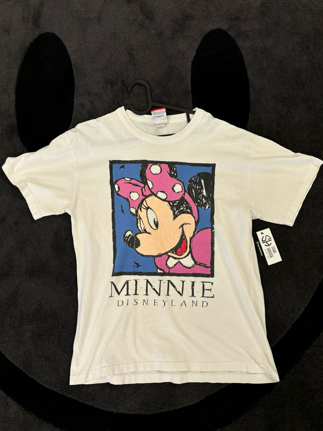 Disney Minnie Mouse Tee White Size Large VINTAGE