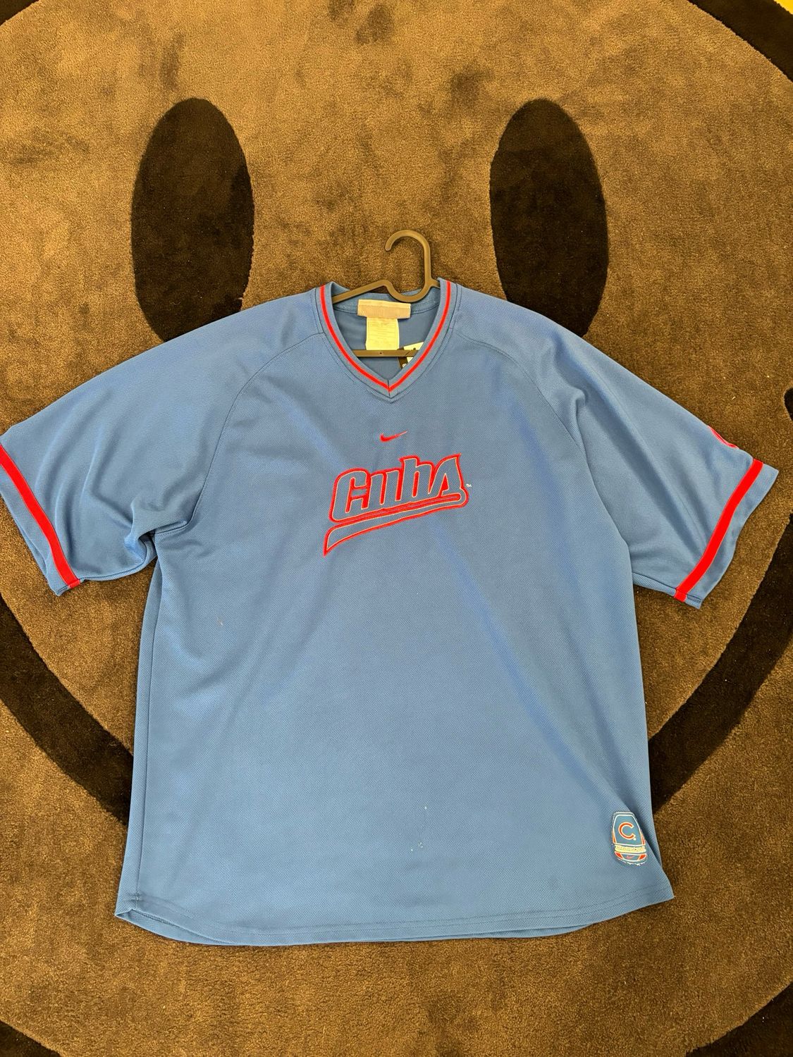 Cubs Nike Jersey Blue Size XL VINTAGE