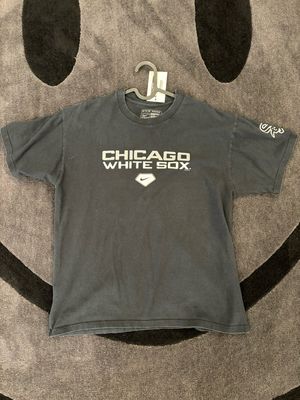 Nike White Sox Tee Black Size Small VINTAGE