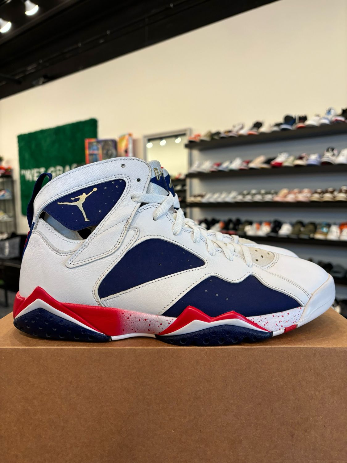 Jordan 7 Olympic Size 10.5 Pre-Owned (No Box)