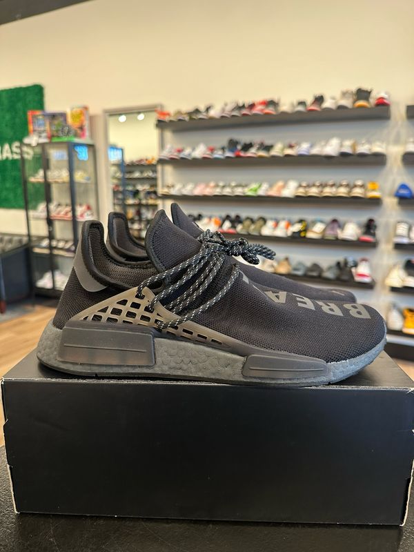 Adidas Human Race Triple Black Pack Size 10 Brand New