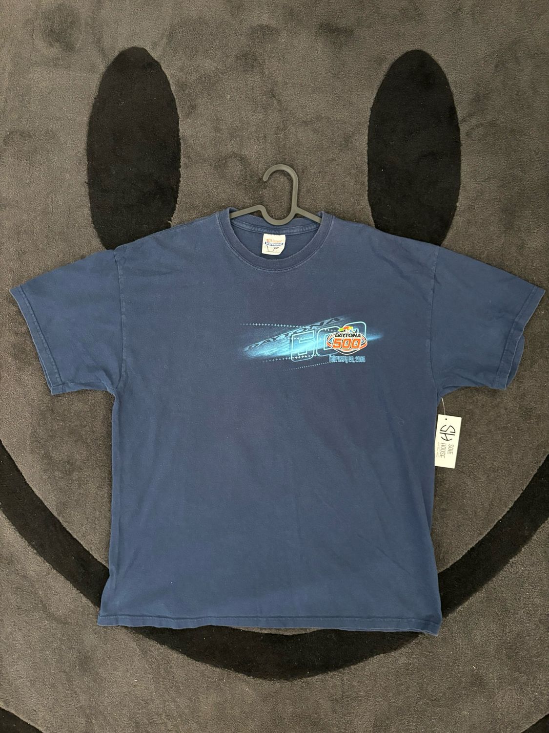Daytona 500 Racing 2005 Tee Blue Size XL VINTAGE