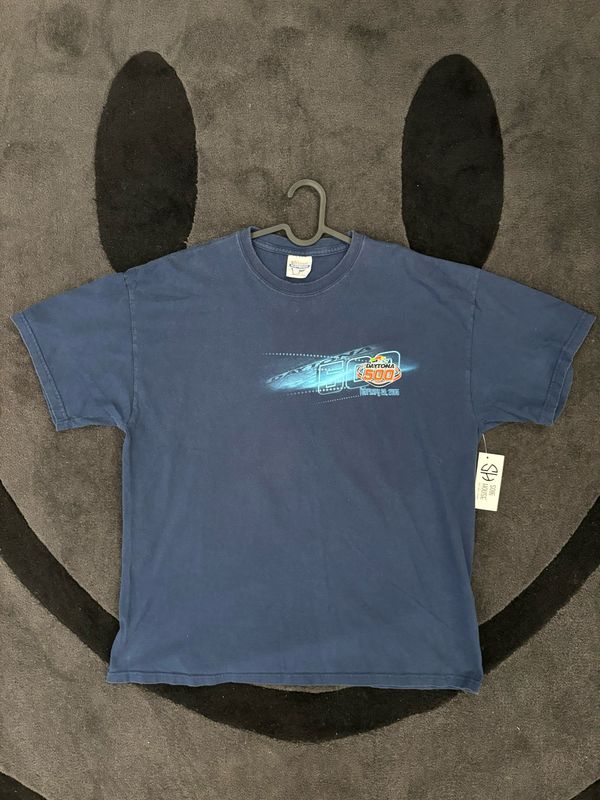 Daytona 500 Racing 2005 Tee Blue Size XL VINTAGE