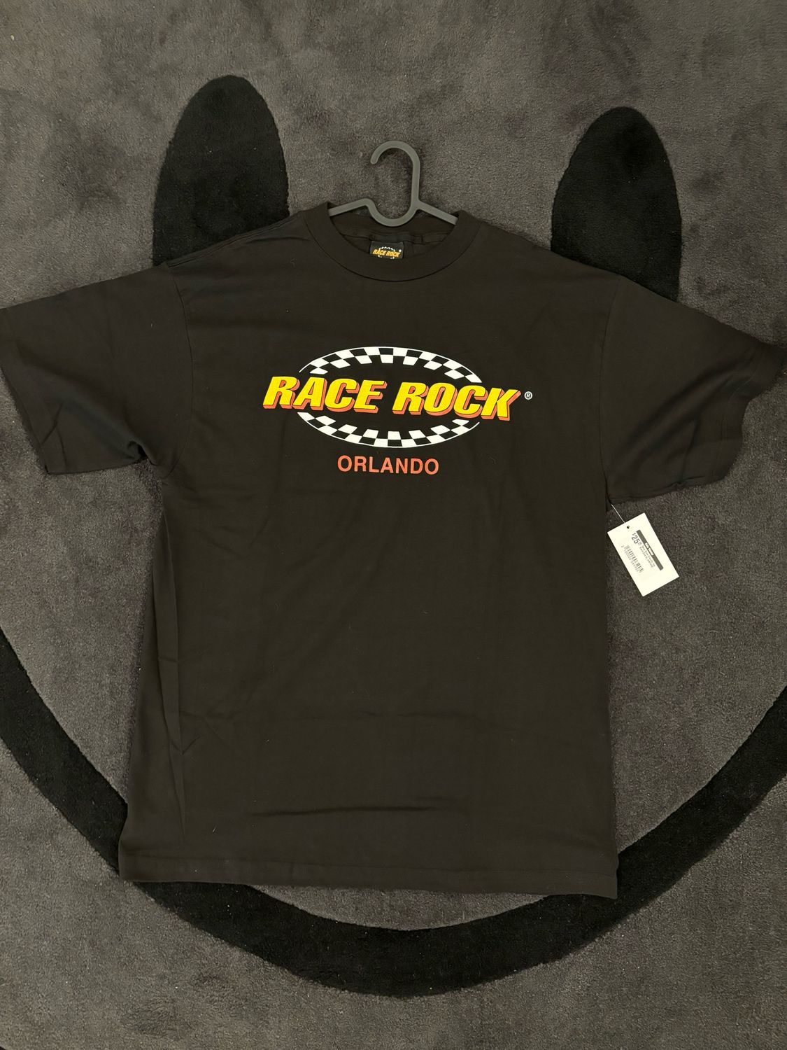 Race Rock Orlando Tee Black Size XL VINTAGE