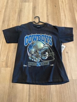 Dallas Cowboys Salem Hemlet Tee Black Size Large VINTAGE