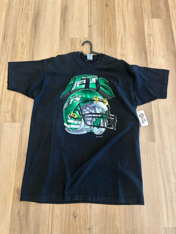 New York Jets Salem Hemet Tee Black Size XL VINTAGE