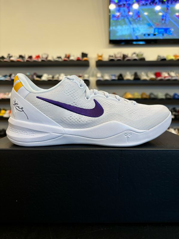 Nike Kobe 8 Protro Laker Home Size 8.5 Brand New