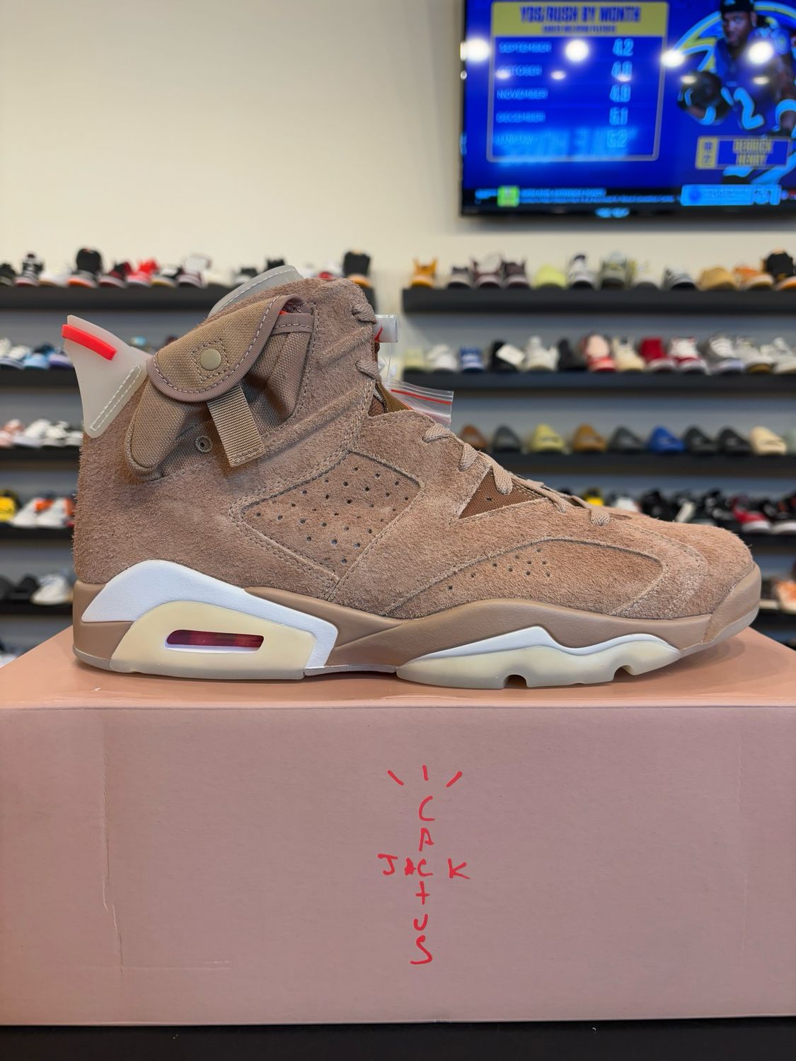 Jordan 6 Travis Scott British Khaki Size 12.5 Brand New