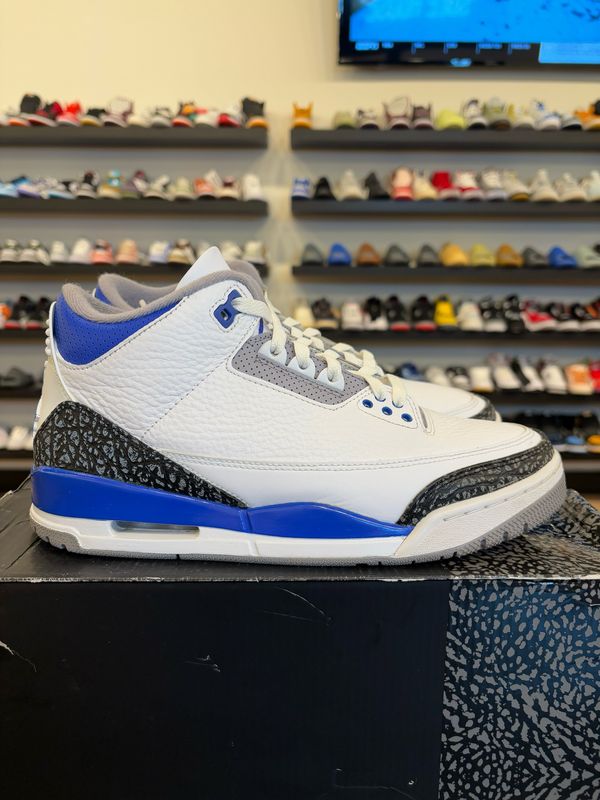 Jordan 3 Racer Blue Size 8.5 Pre-Owned
