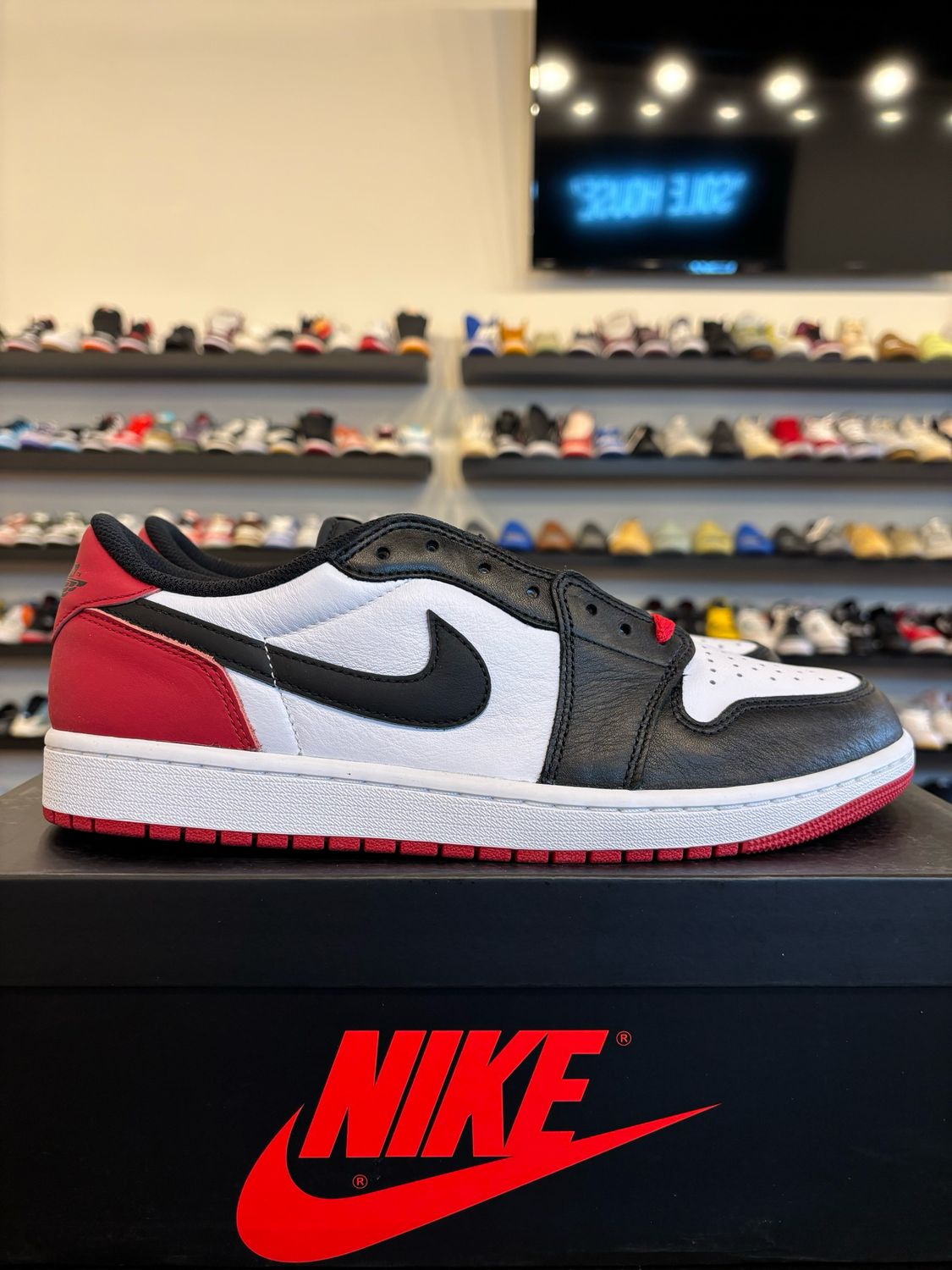 Jordan 1 Low Black Toe Size 12.5 Brand New