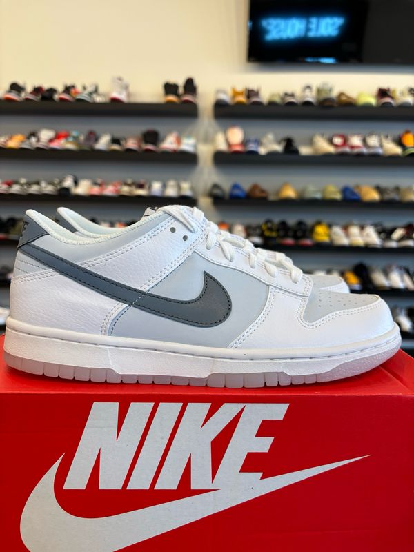 Nike Dunk Low White Reflective Size 6Y (7.5W) Brand New
