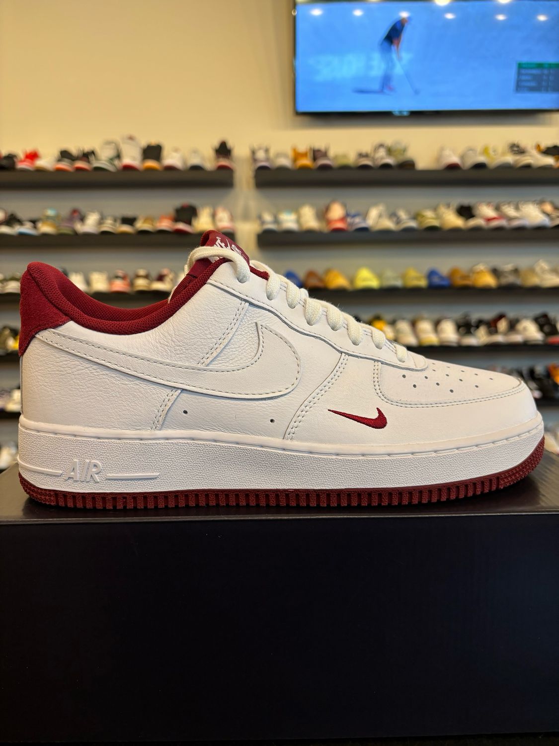 Nike Air Force 1 Sail Red Size 9.5 Brand New