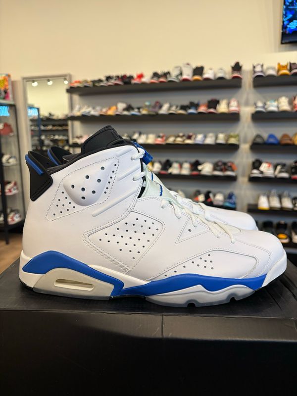 Jordan 6 Sport Blue 2014 Size 12 Brand New