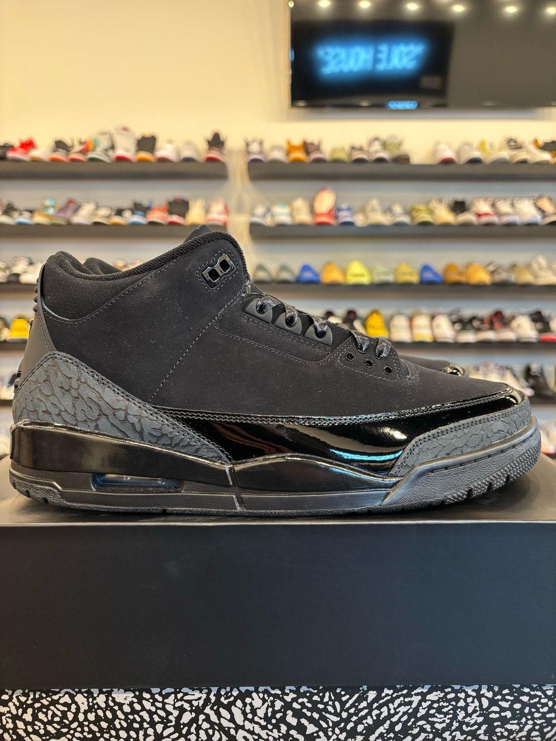 Jordan 3 Black Cat 2025 Size 11.5 Brand New (Replacement Box)