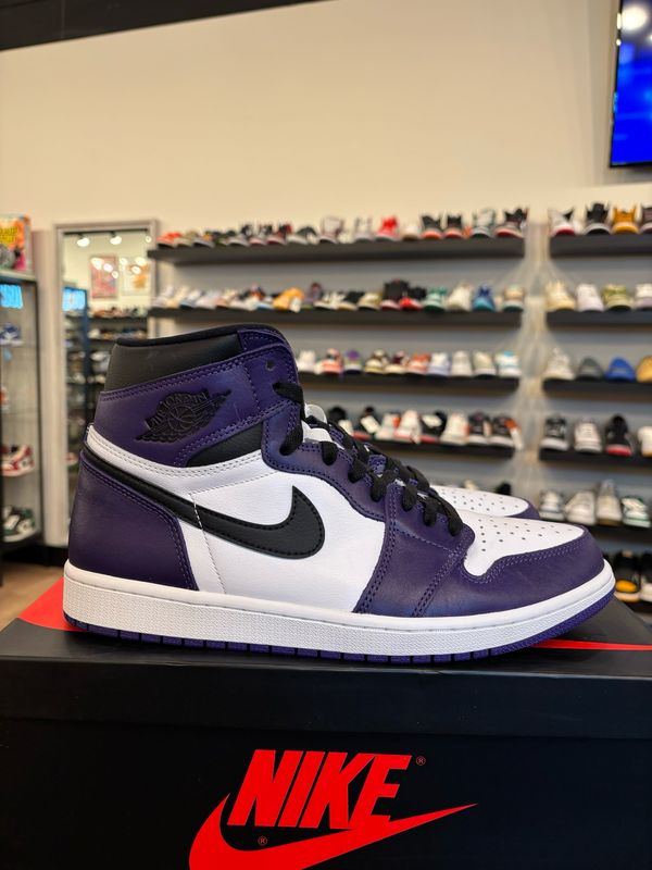 Jordan 1 Court Purple 2.0 Size 11 Pre-Owned
