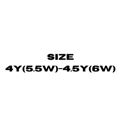 Size 4Y (5.5W)-4.5Y (6W)