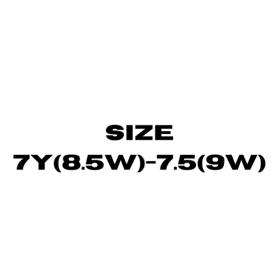 Size 7Y (8.5W)-7.5 (9W)