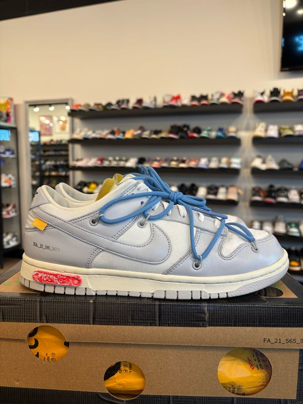 Nike Dunk Low Off-White Lot 5 Size 8.5 Pre-Owned