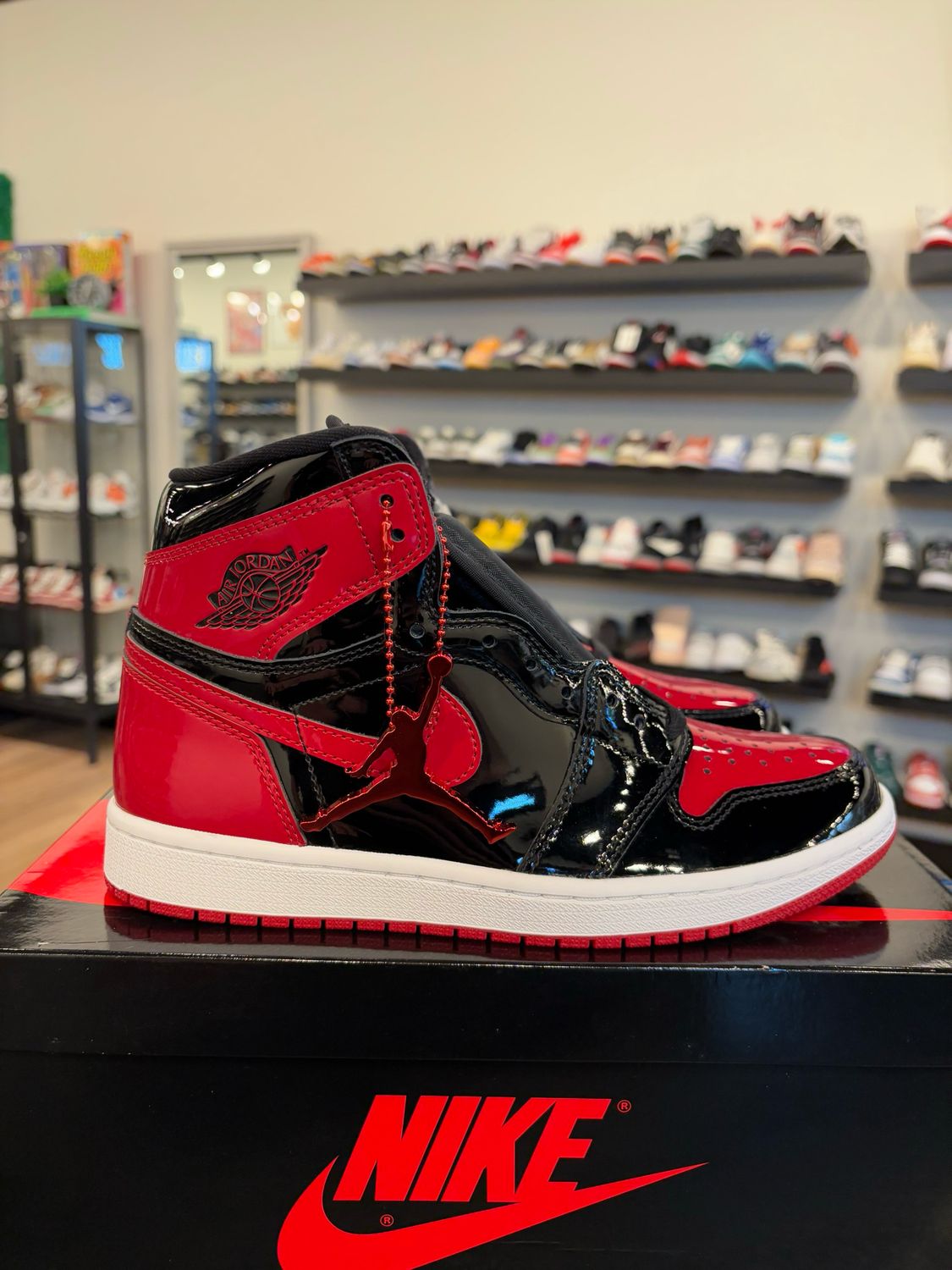 Jordan 1 Patent Bred Size 7.5 Brand New