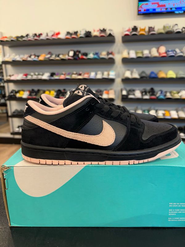 Nike SB Dunk Low Black Washed Coral Size 8 Brand New