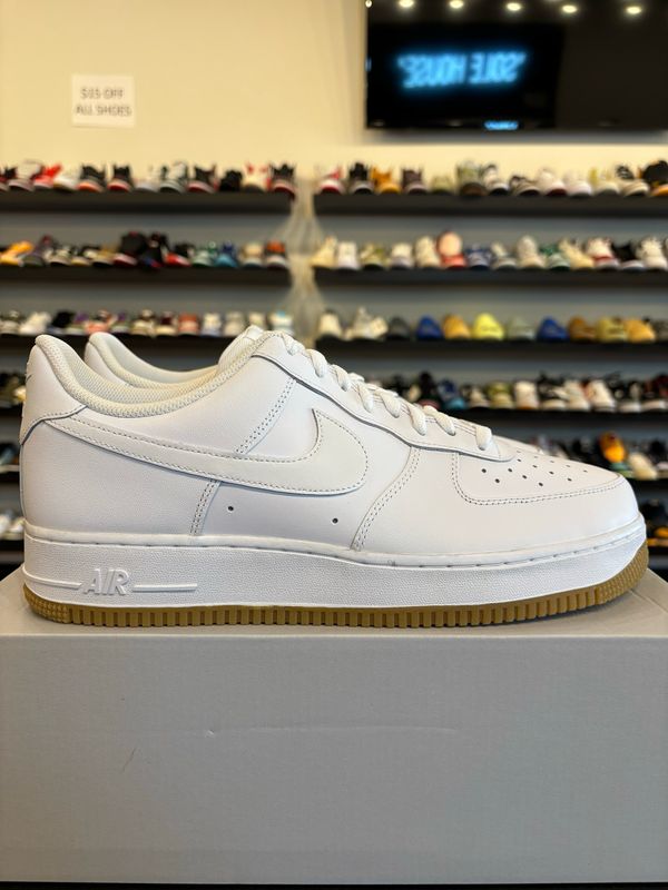 Nike Air Force 1 White Gum Size 10 Brand New
