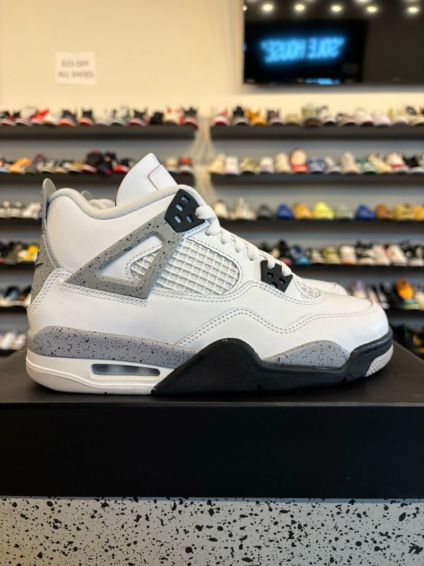 Jordan 4 White Cement 2025 Size 6Y (7.5W) Brand New