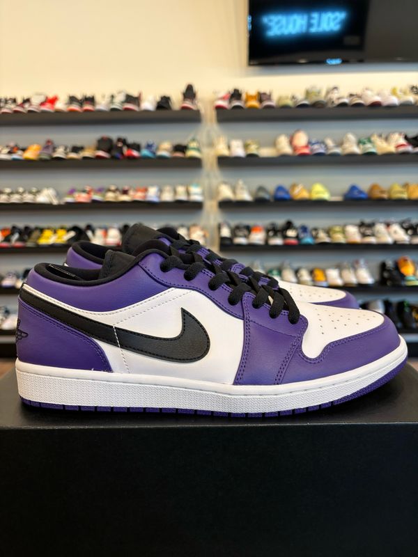 Jordan 1 Low Court Purple Size 11 Pre-Owned