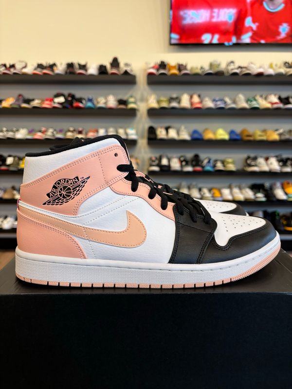 Jordan 1 Mid Crimson Size 11 Pre-Owned