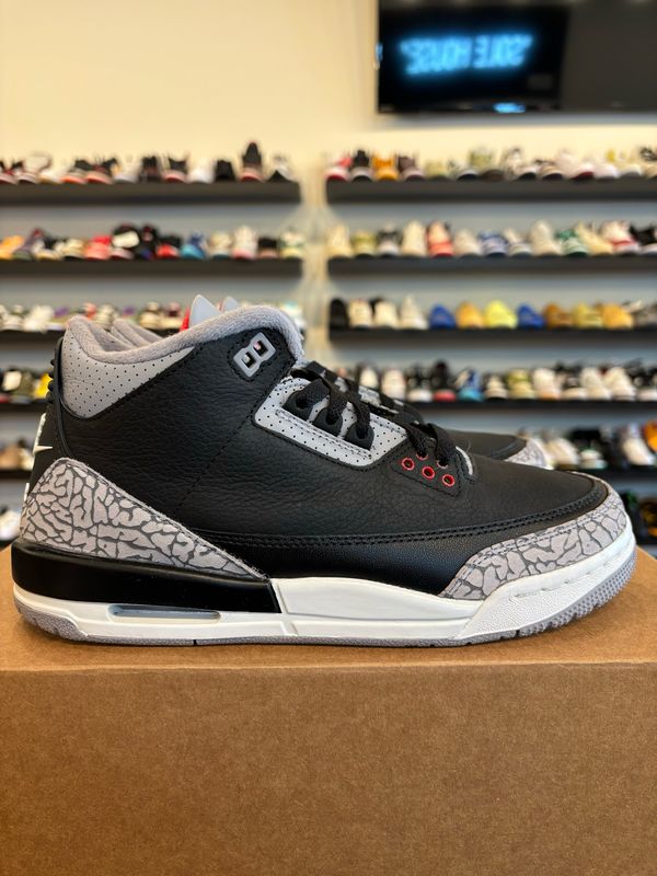 Jordan 3 Black Cement Size 7Y (8.5W) Pre-Owned (No Box)