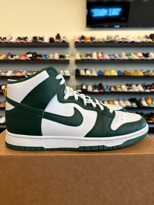 Nike Dunk High Australian Green Size 10.5 Pre-Owned (No Box)